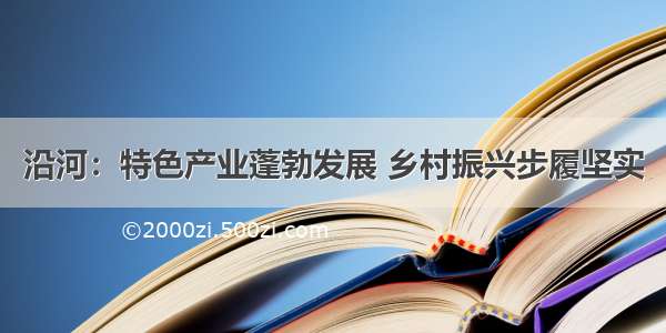 沿河：特色产业蓬勃发展 乡村振兴步履坚实