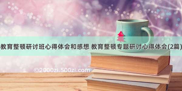 教育整顿研讨班心得体会和感想 教育整顿专题研讨心得体会(2篇)