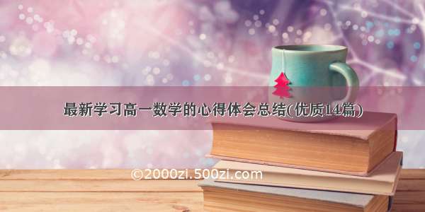 最新学习高一数学的心得体会总结(优质14篇)