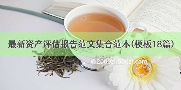 最新资产评估报告范文集合范本(模板18篇)