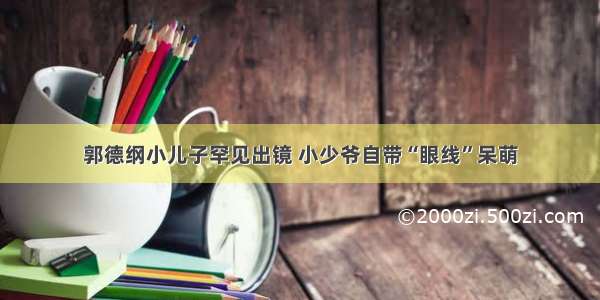 郭德纲小儿子罕见出镜 小少爷自带“眼线”呆萌