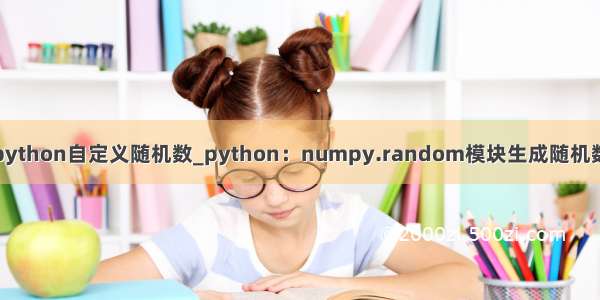 python自定义随机数_python：numpy.random模块生成随机数