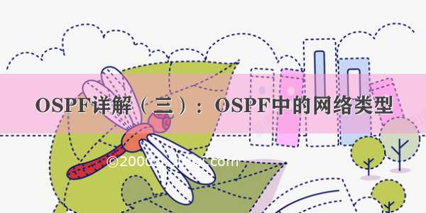 OSPF详解（三）：OSPF中的网络类型