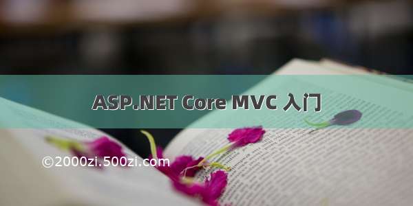 ASP.NET Core MVC 入门