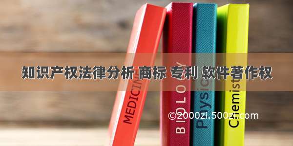 知识产权法律分析 商标 专利 软件著作权