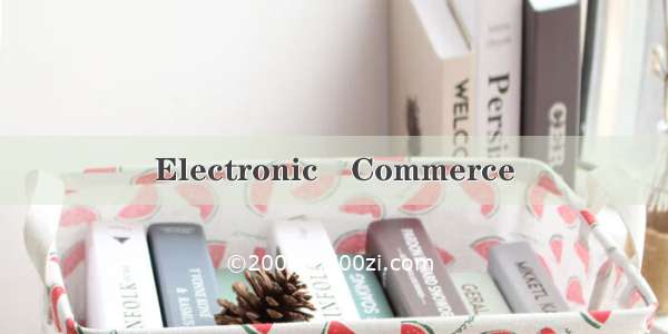 Electronic Commerce