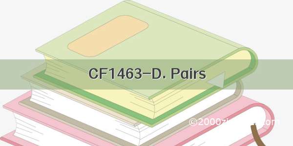 CF1463-D. Pairs