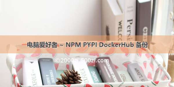 电脑爱好者 ~ NPM PYPI DockerHub 备份