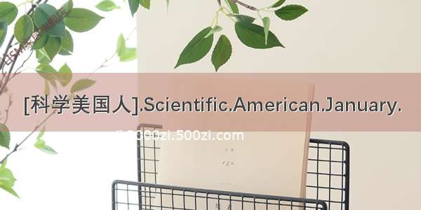 [科学美国人].Scientific.American.January.
