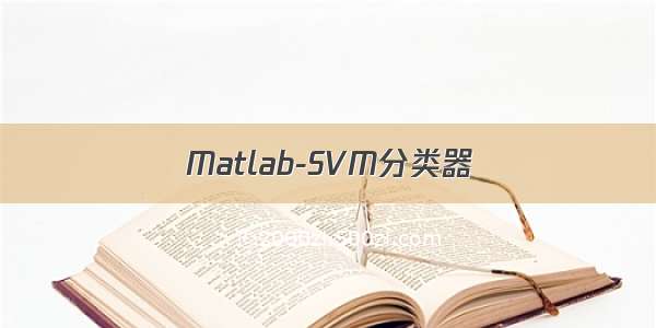 Matlab-SVM分类器