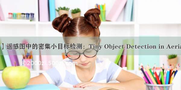 【ICPR 】遥感图中的密集小目标检测：Tiny Object Detection in Aerial Images