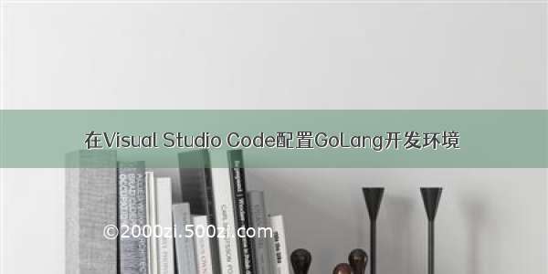 在Visual Studio Code配置GoLang开发环境