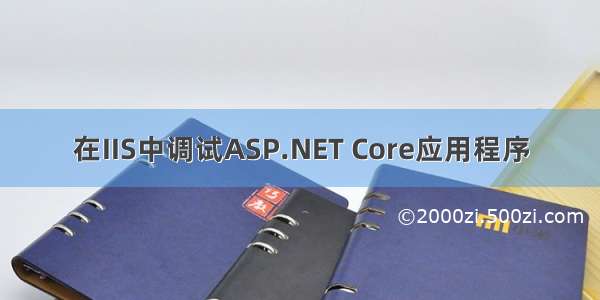 在IIS中调试ASP.NET Core应用程序