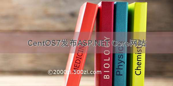 CentOS7发布ASP.NET Core网站