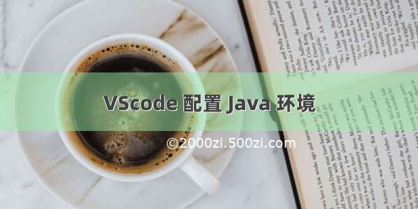 VScode 配置 Java 环境