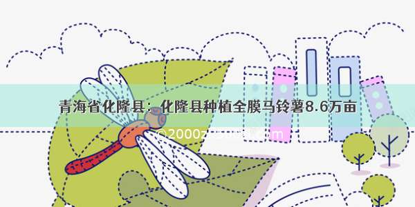 青海省化隆县：化隆县种植全膜马铃薯8.6万亩
