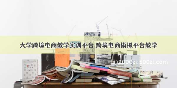 大学跨境电商教学实训平台 跨境电商模拟平台教学