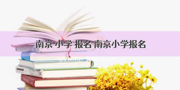 南京 小学 报名 南京小学报名