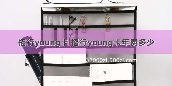 招行young卡 招行young卡年费多少