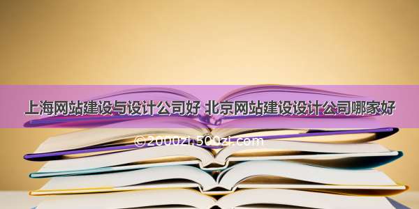 上海网站建设与设计公司好 北京网站建设设计公司哪家好