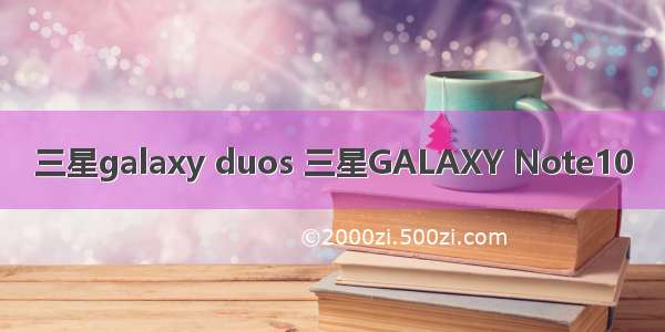 三星galaxy duos 三星GALAXY Note10