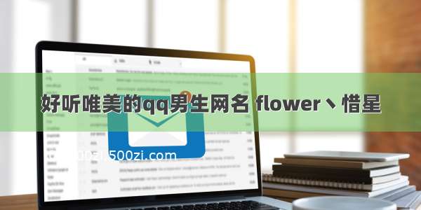 好听唯美的qq男生网名 flower丶惜星