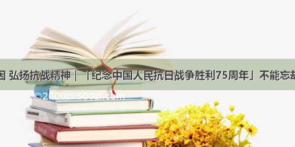 传承红色基因 弘扬抗战精神｜「纪念中国人民抗日战争胜利75周年」不能忘却的辽宁抗战