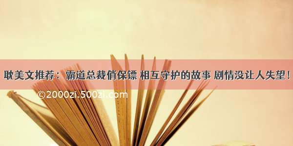 耽美文推荐：霸道总裁俏保镖 相互守护的故事 剧情没让人失望！