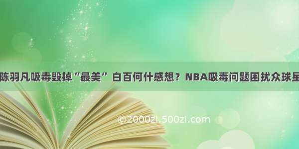 陈羽凡吸毒毁掉“最美” 白百何什感想？NBA吸毒问题困扰众球星