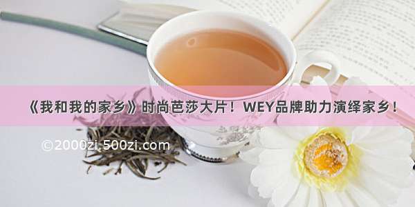 《我和我的家乡》时尚芭莎大片！WEY品牌助力演绎家乡！