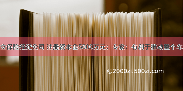 特斯拉发起成立保险经纪公司 注册资本金5000万元；专家：有利于推动整个车险领域的创新