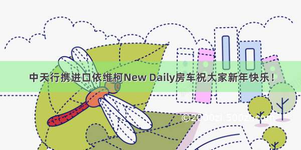 中天行携进口依维柯New Daily房车祝大家新年快乐！