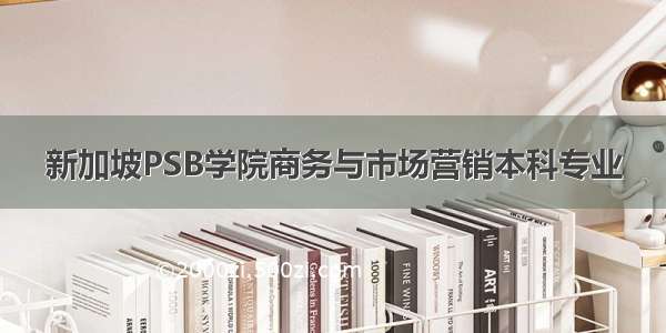 新加坡PSB学院商务与市场营销本科专业