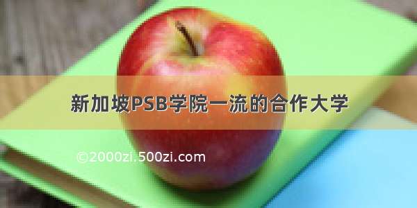 新加坡PSB学院一流的合作大学