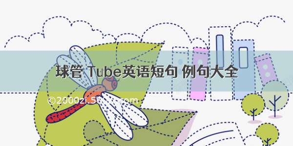 球管 Tube英语短句 例句大全