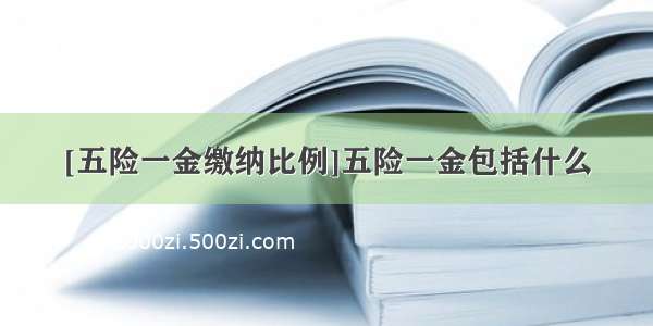 [五险一金缴纳比例]五险一金包括什么