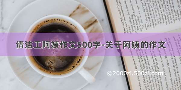 清洁工阿姨作文500字-关于阿姨的作文