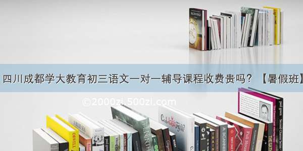 四川成都学大教育初三语文一对一辅导课程收费贵吗？【暑假班】